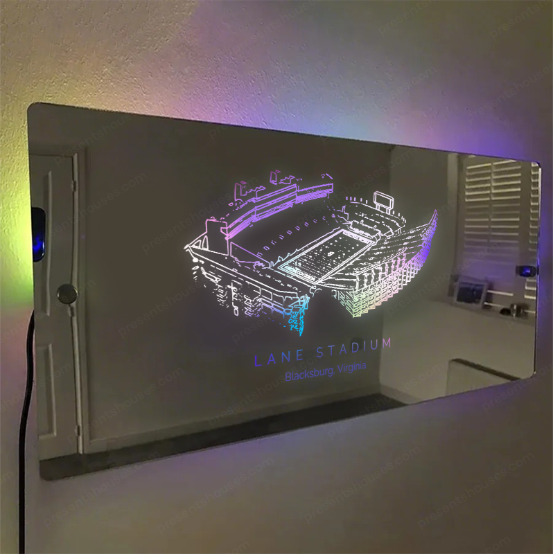 Lane Stadium Mirror Light-Gifts For Sports Lovers