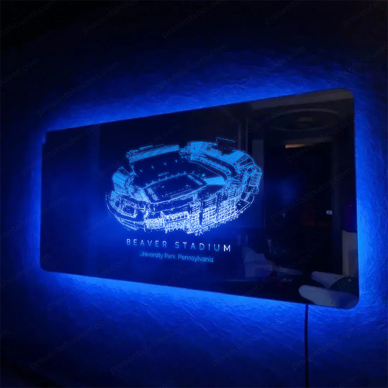 Beaver Stadium Mirror Light-Gifts For Sports Lovers