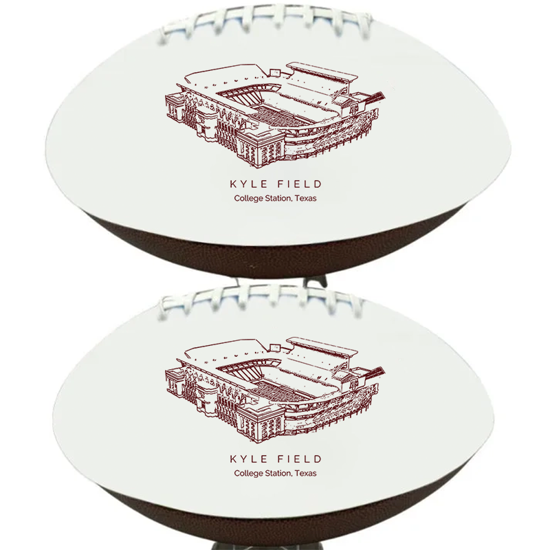 Kyle Field - Texas A&M Aggies football, Stipple Art College Football