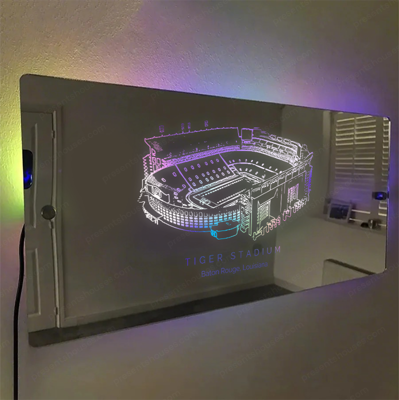 Tiger Stadium Mirror Light-Gifts For Sports Lovers