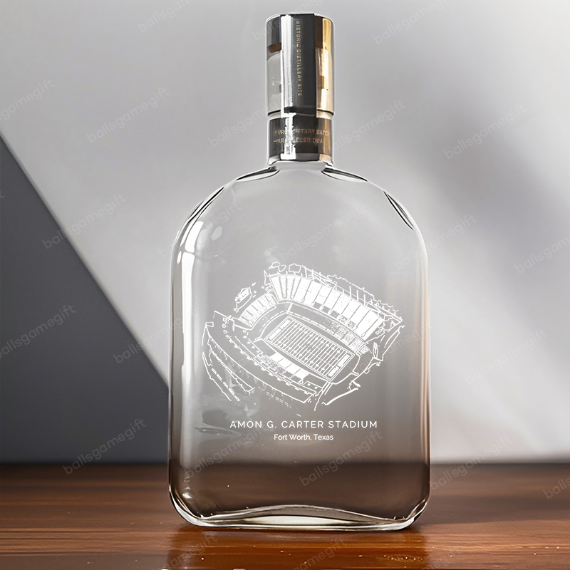 Amon G. Carter Stadium- TCU Horned Frogs football,Whiskey Bottles-Gifts For Sports Lovers