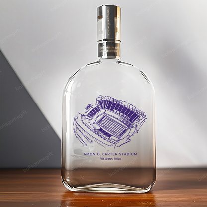 Amon G. Carter Stadium- TCU Horned Frogs football,Whiskey Bottles-Gifts For Sports Lovers