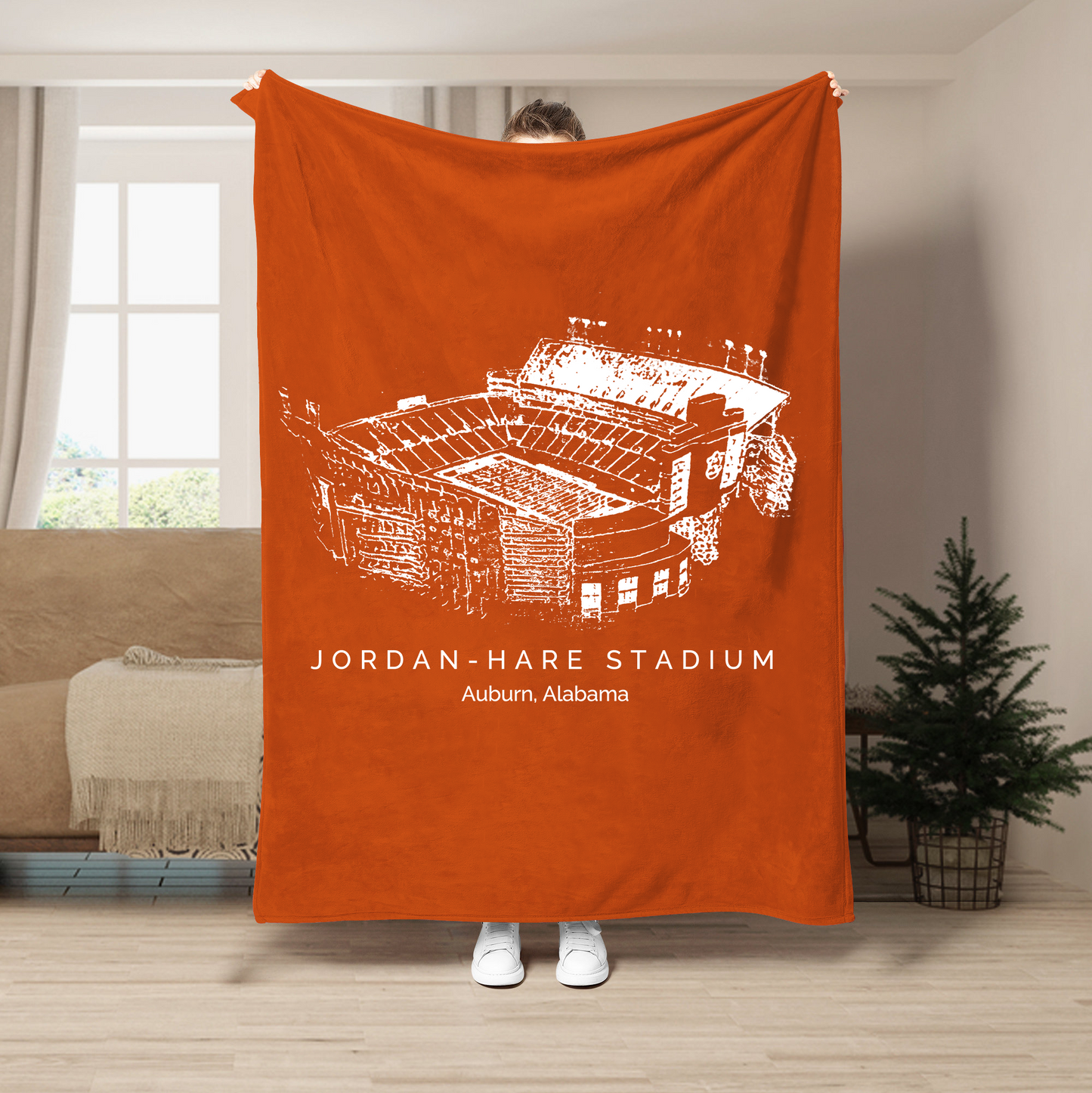 Jordan-Hare Stadium - Auburn Tigers football,College Football Blanket