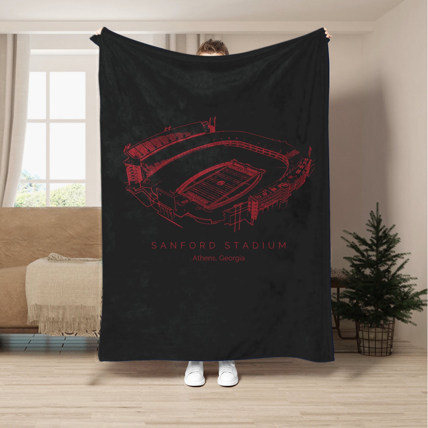 SD Stadium - College Football Blanket