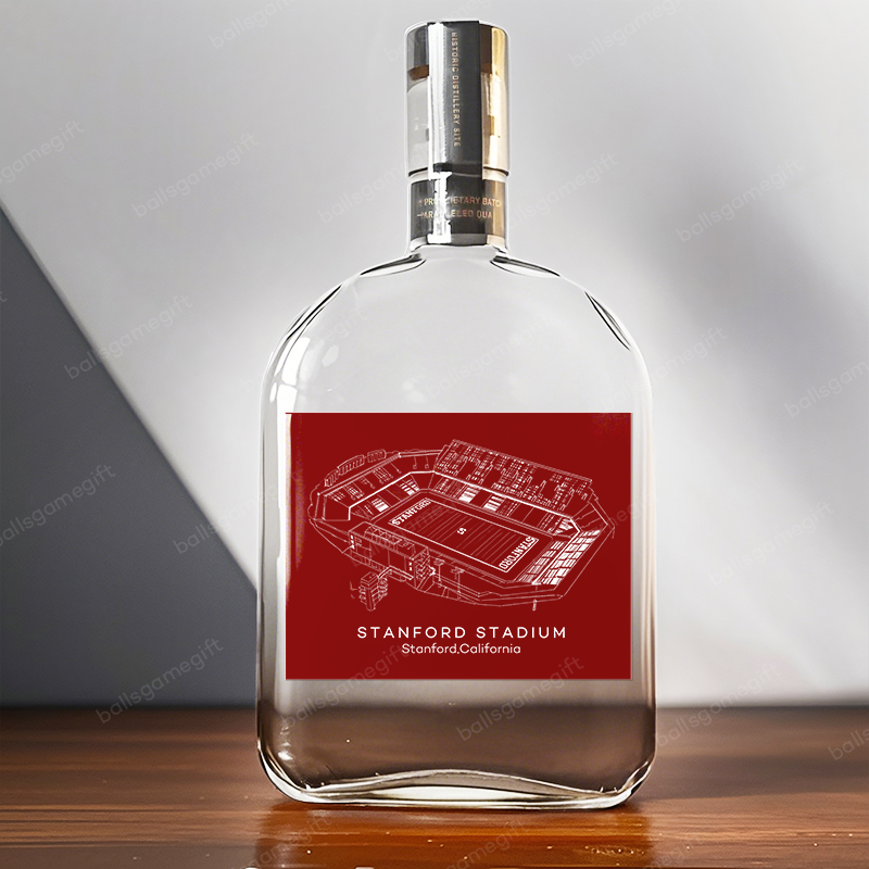 Stanford Stadium-Stanford Cardinal football,Whiskey Bottles-Gifts For Sports Lovers