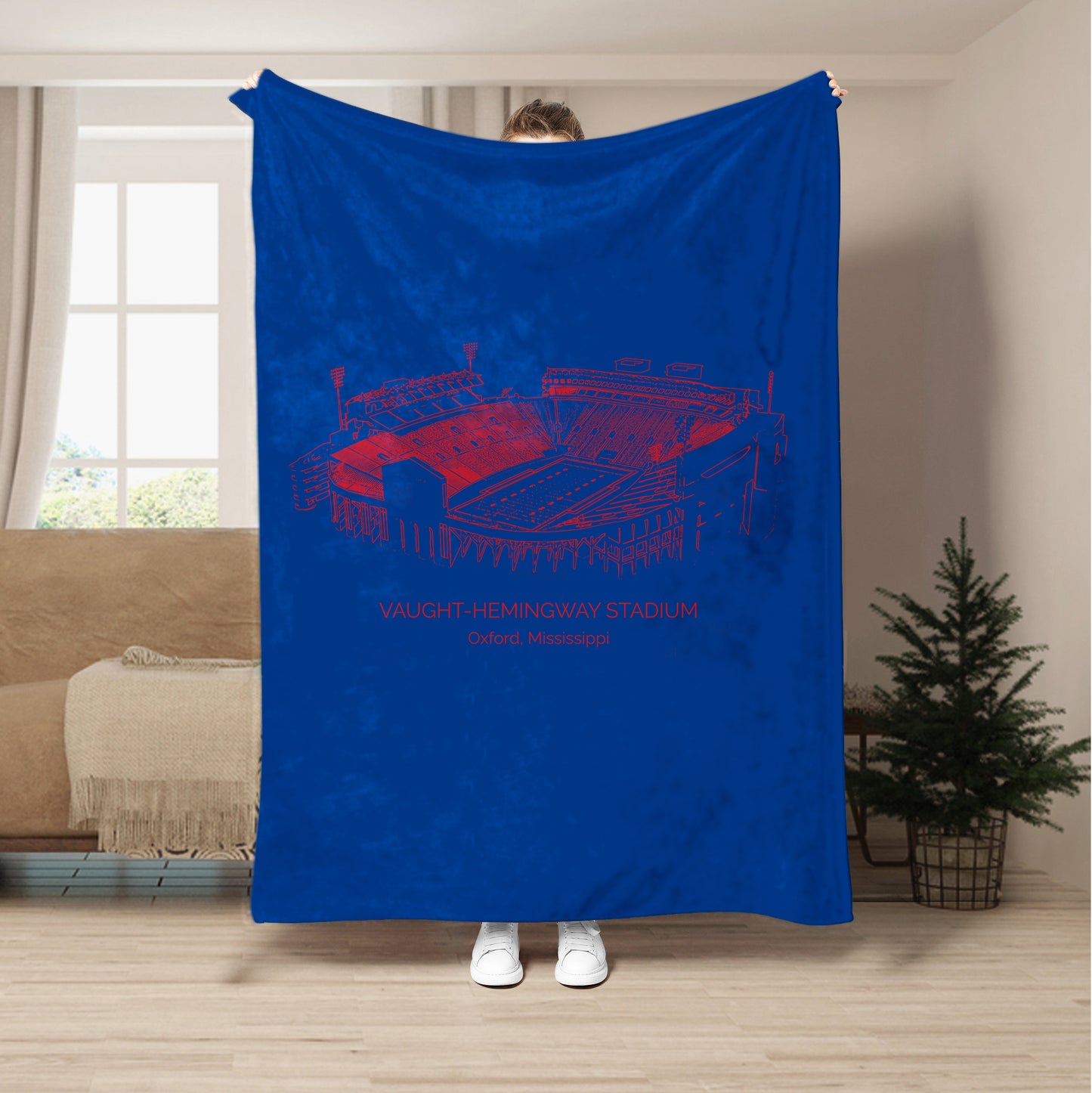 Vaught–Hemingway Stadium - Ole Miss Rebels football, College Football Blanket