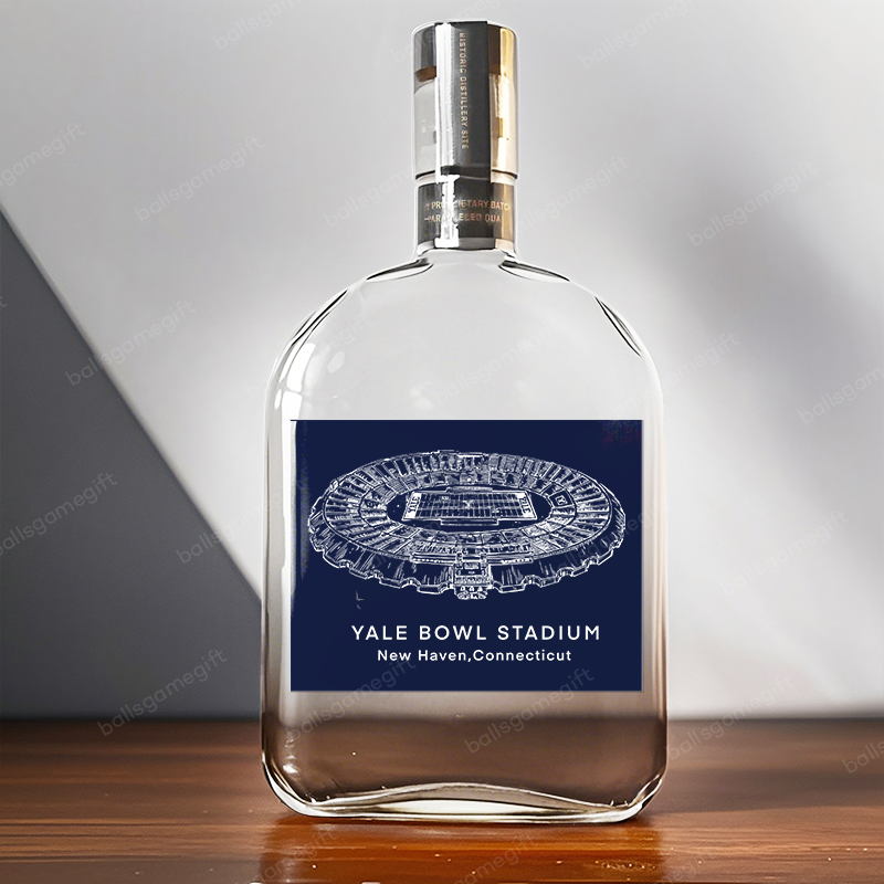 Yale Bowl-Yale Bulldogs football,Whiskey Bottles-Gifts For Sports Lovers