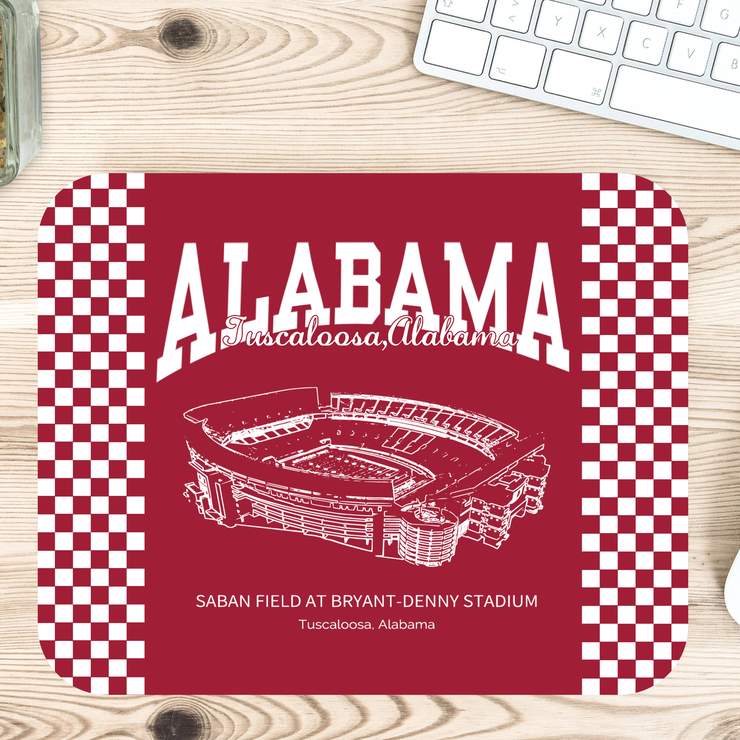 Saban Field at Bryant-Denny Stadium - Alabama Crimson Tide football Mouse Pad , For Football Sport Lover