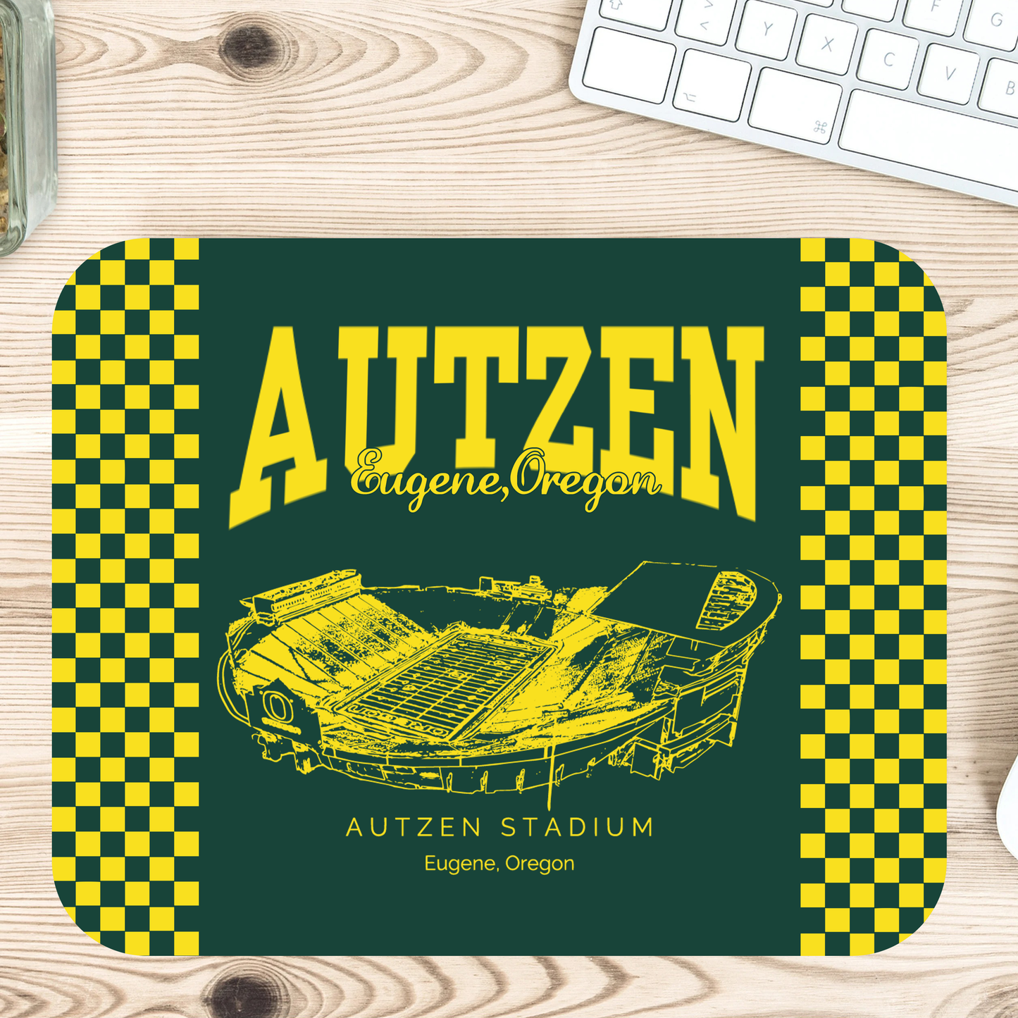 Autzen Stadium - Oregon Ducks football Mouse Pad , For Football Sport Lover