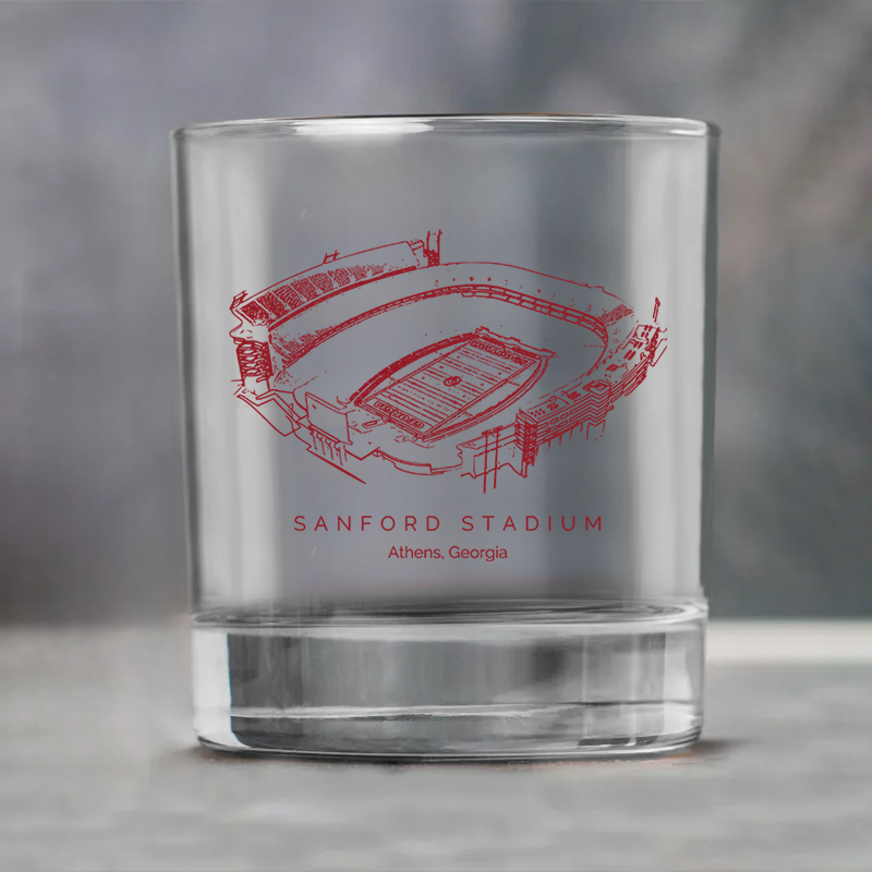 Sanford Stadium - Georgia Bulldogs Whiskey Cup