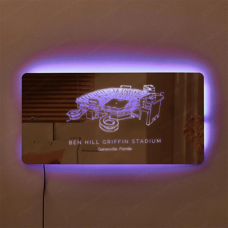 Ben Hill Griffin Stadium Mirror Light-Gifts For Sports Lovers