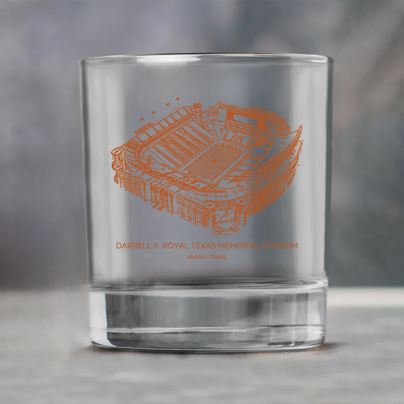 Darrell K Royal–Texas Memorial Stadium - Texas Longhorns Whiskey Cup