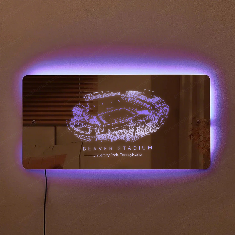 Beaver Stadium Mirror Light-Gifts For Sports Lovers