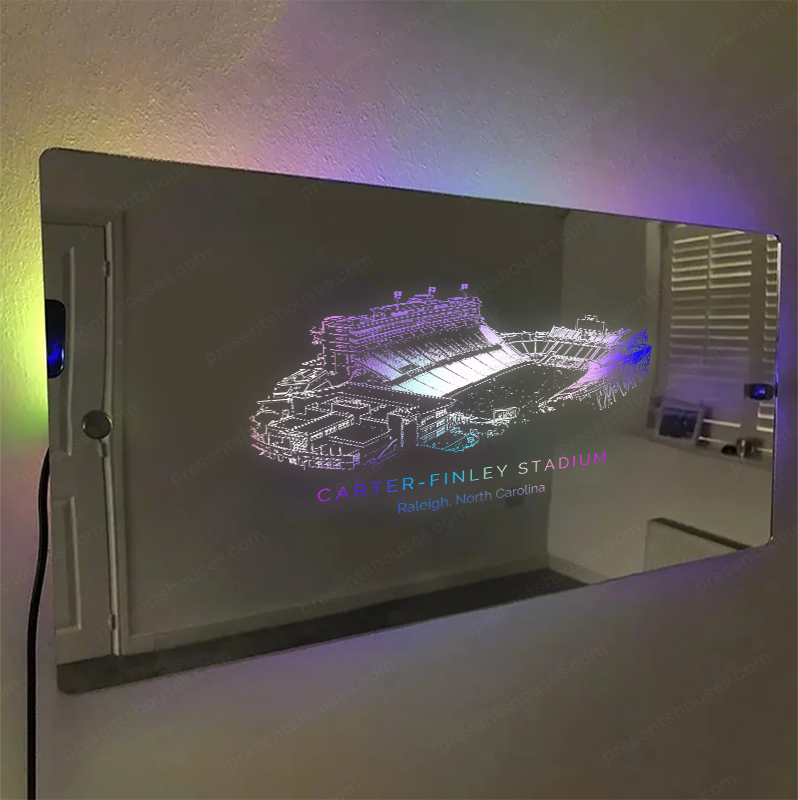 Carter–Finley Stadium Mirror Light-Gifts For Sports Lovers