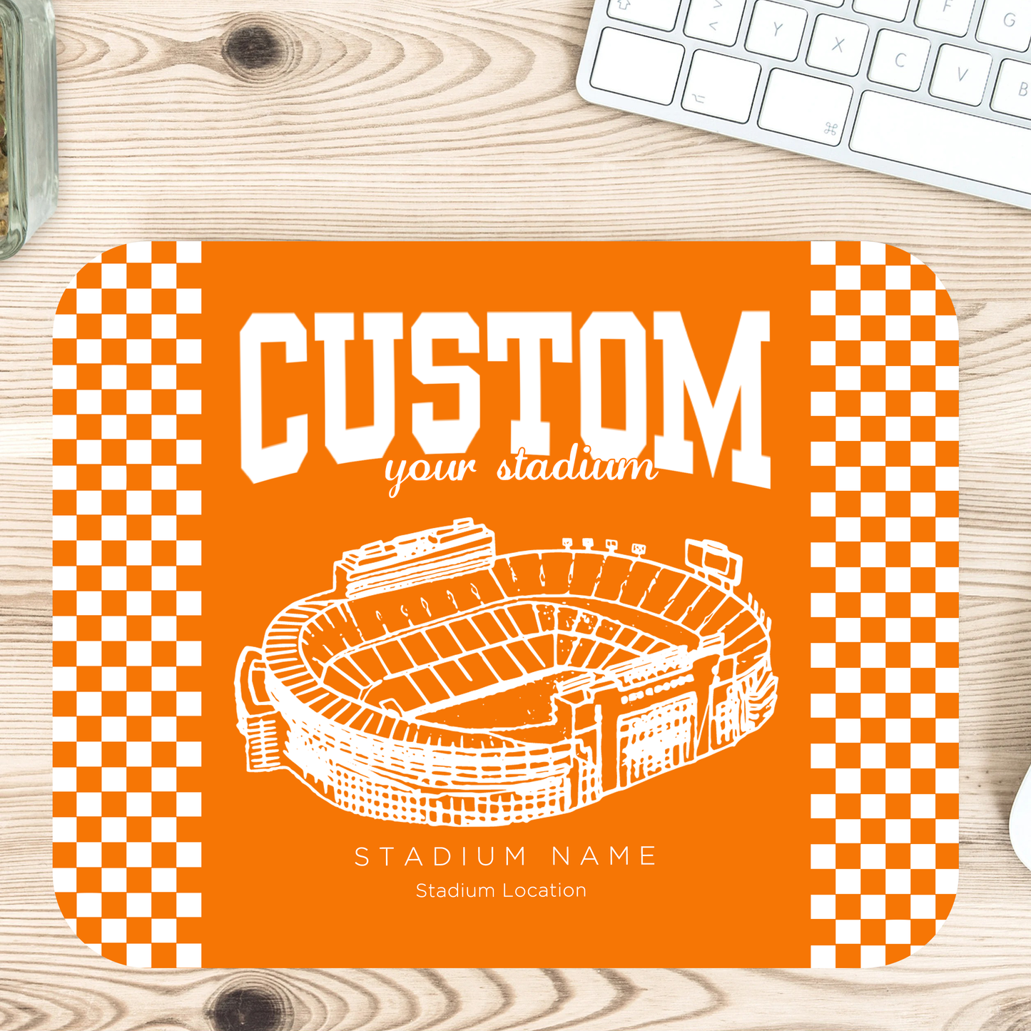 Custom Football Mouse Pad , For Football Sport Lover