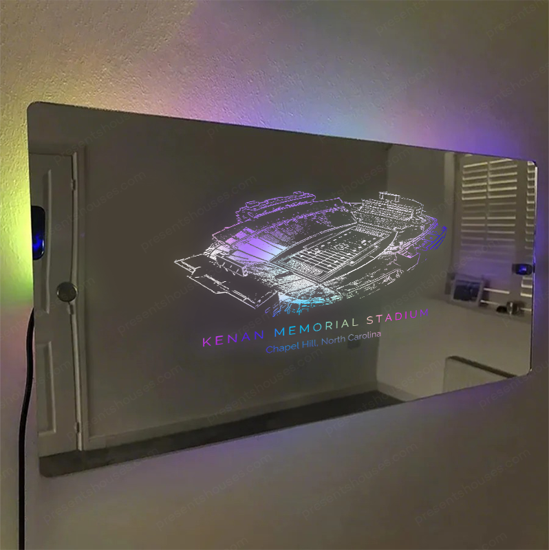 Kenan Memorial Stadium Mirror Light-Gifts For Sports Lovers