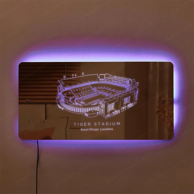 Tiger Stadium Mirror Light-Gifts For Sports Lovers