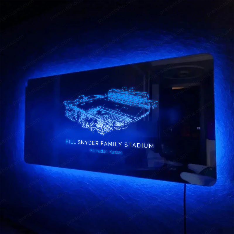 Bill Snyder Family Stadium Mirror Light-Gifts For Sports Lovers