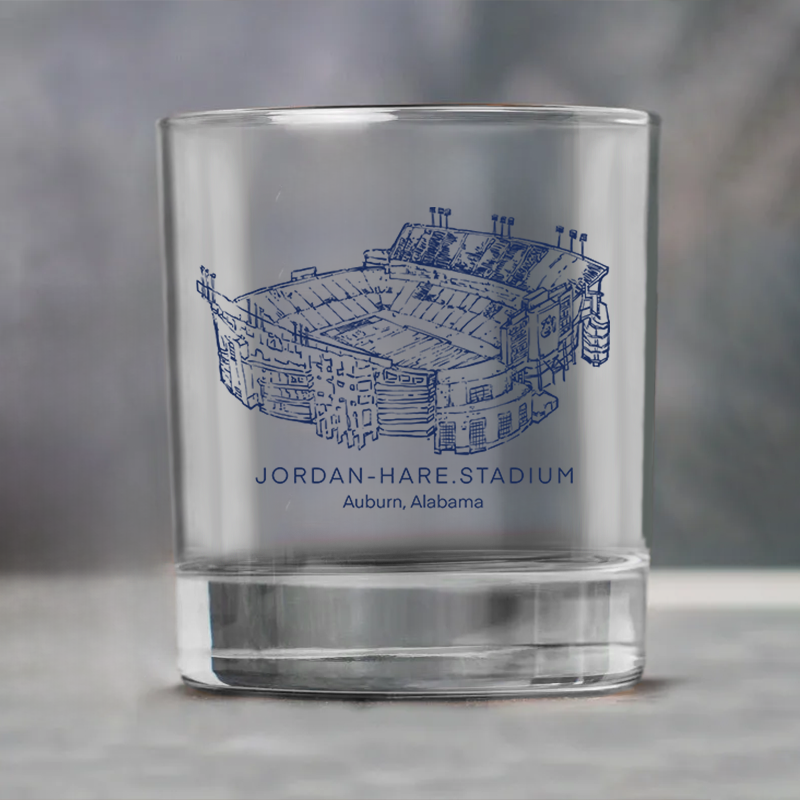 Jordan-Hare Stadium - Auburn Tigers Whiskey Cup