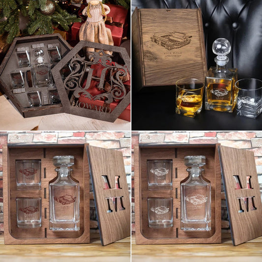 Kyle Field - Texas A&M Aggies Whiskey Set