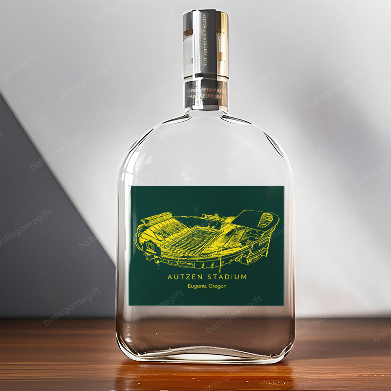 Autzen Stadium - Oregon Ducks Whiskey Bottles