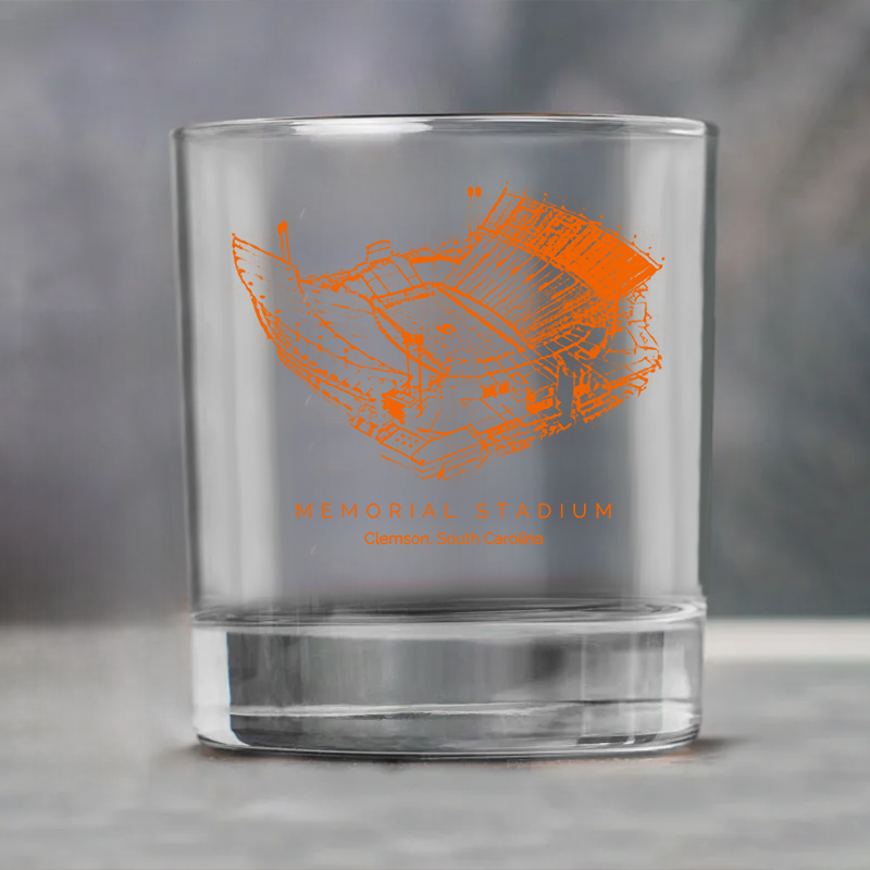 Memorial Stadium (Clemson) -Clemson Tigers football Whiskey Cup