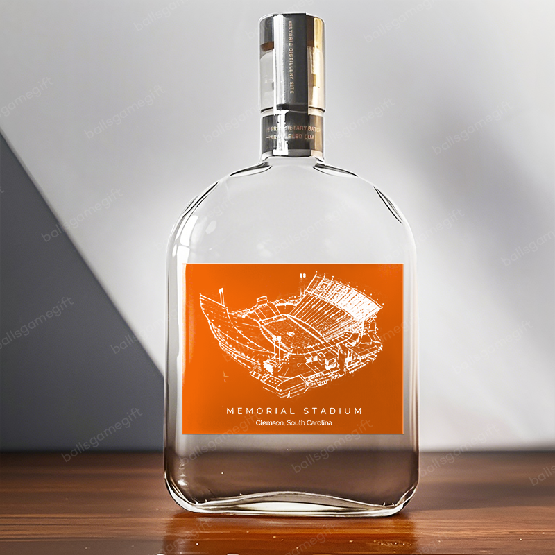 Memorial Stadium (Clemson) -College Whiskey Bottles